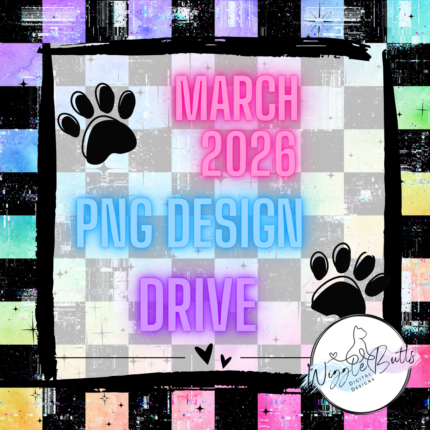 March 2026 Monthly PNG Design Drive