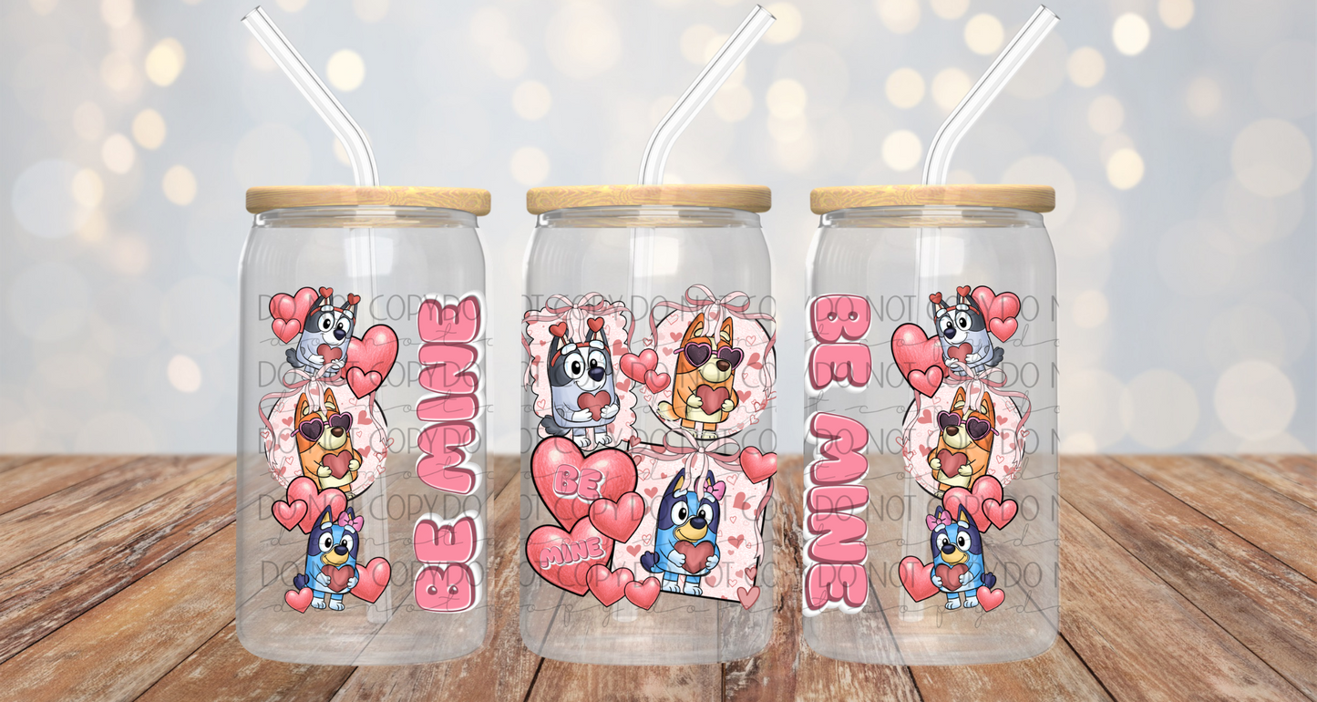 Blue Dog Puppies Valentine's Day Design Collab with KCDC and BeeUTifullYou