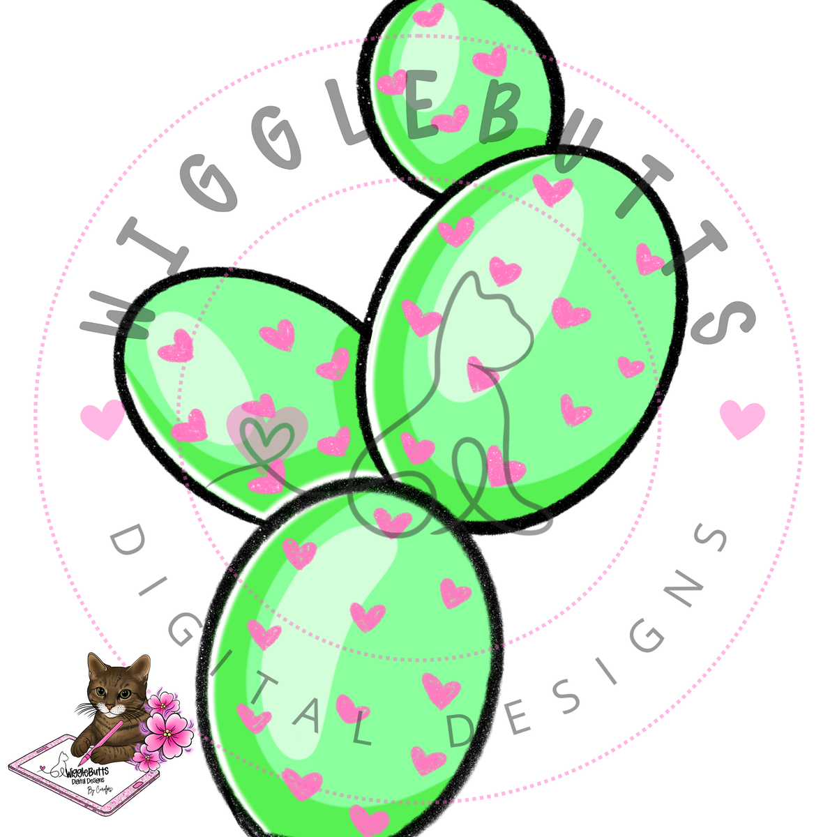 Cute Catus ClipArt Piece