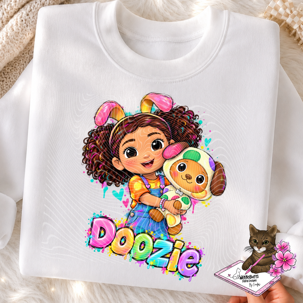 Kitty Cat Dollhouse Dog PNG Design