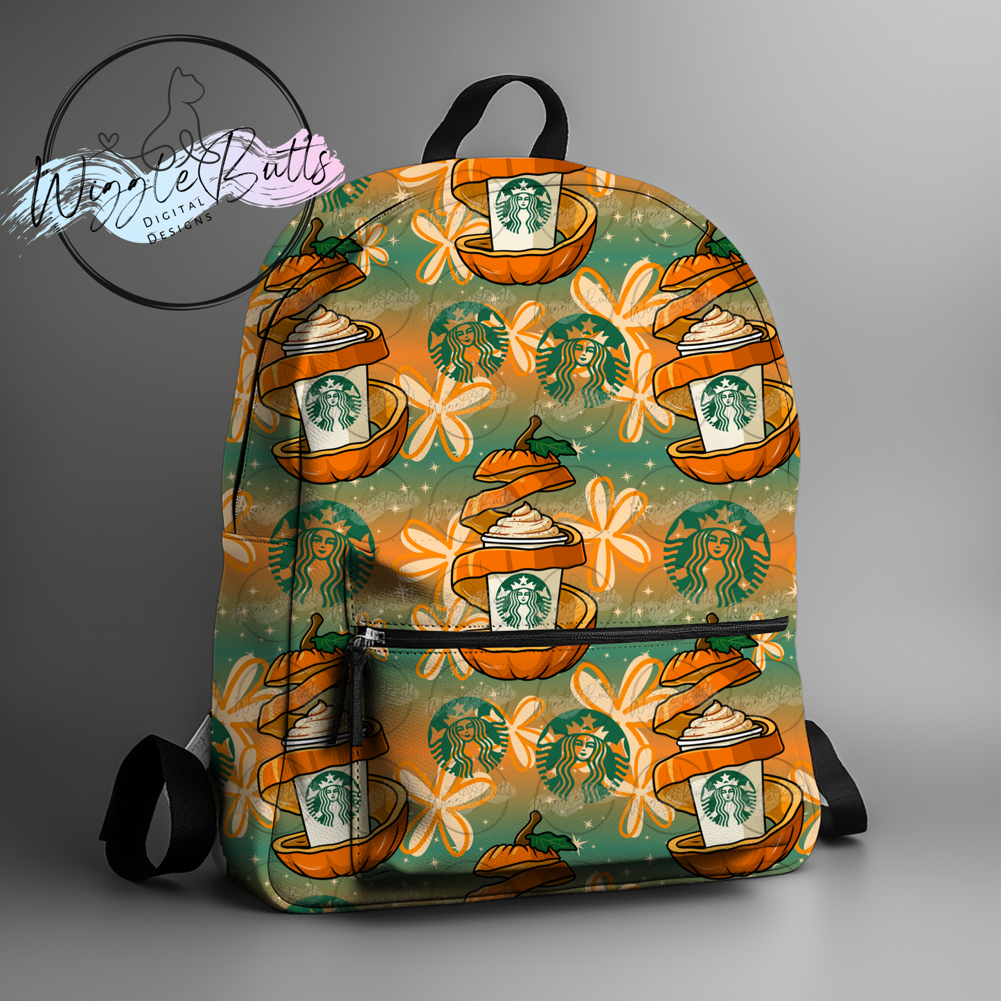 Coffee Pumpkin Spice Latte Seamless File