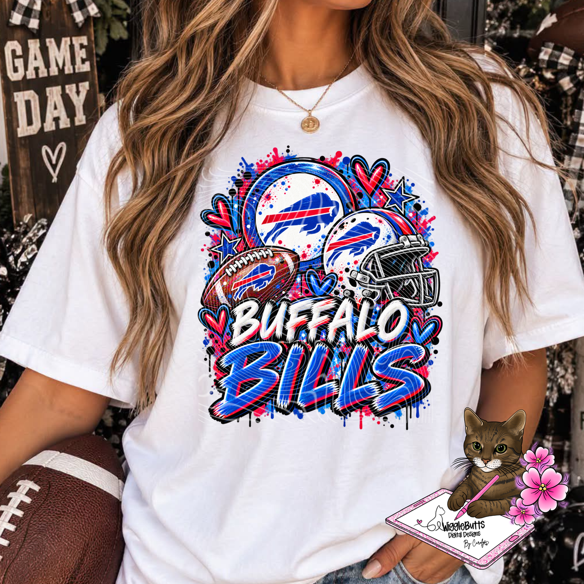 Football Painted PNG Design