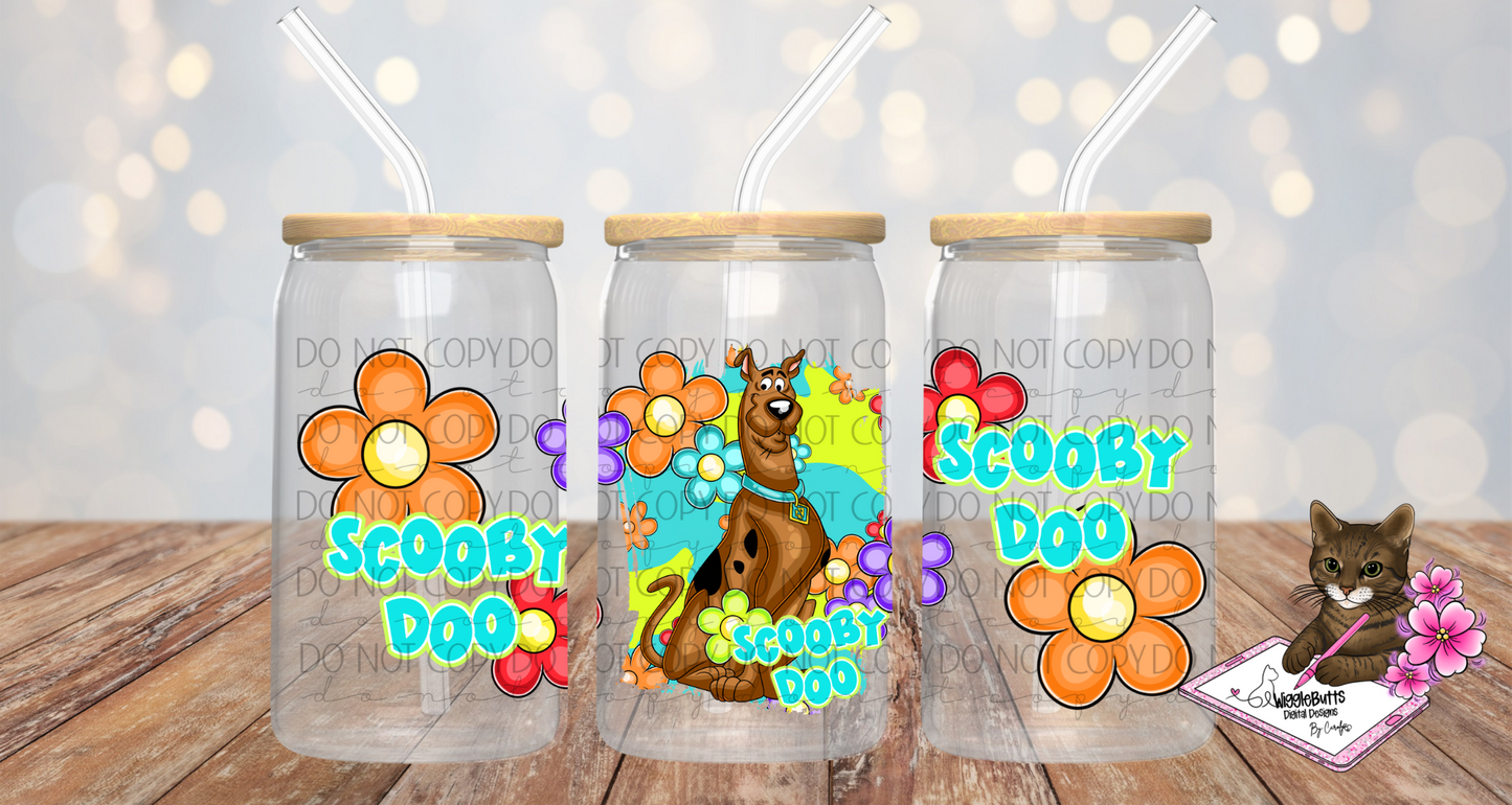 Old School Retro Groovy Ghost Hunter Dog Solo Design Bundle