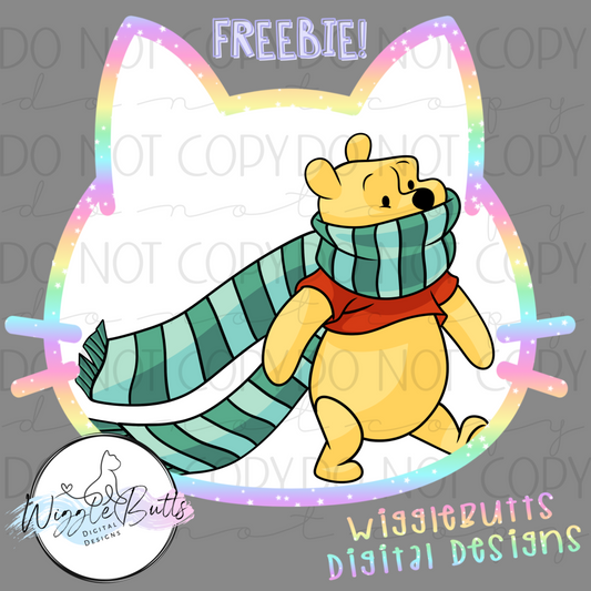 Honey Bear Fall ClipArt Piece
