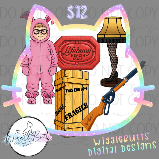 Christmas Movie ClipArt Bundle