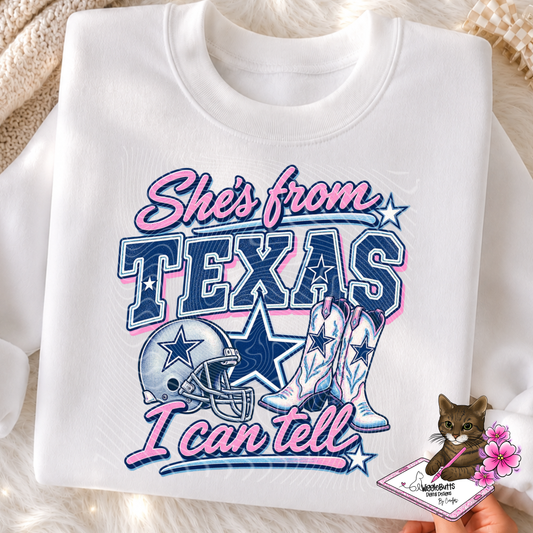 She's from Texas Cowboy PNG Design