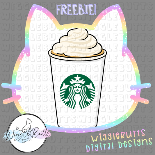 Coffee Lovers latte ClipArt Piece