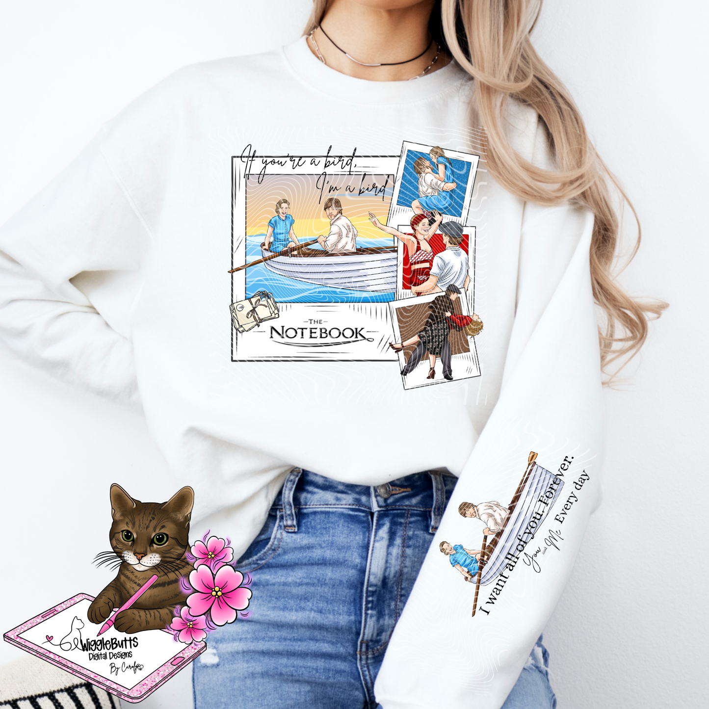 Love Story Movie PNG Design and Matching PNG Sleeve Design