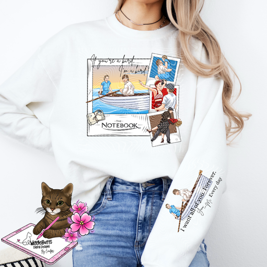 Love Story Movie PNG Design and Matching PNG Sleeve Design