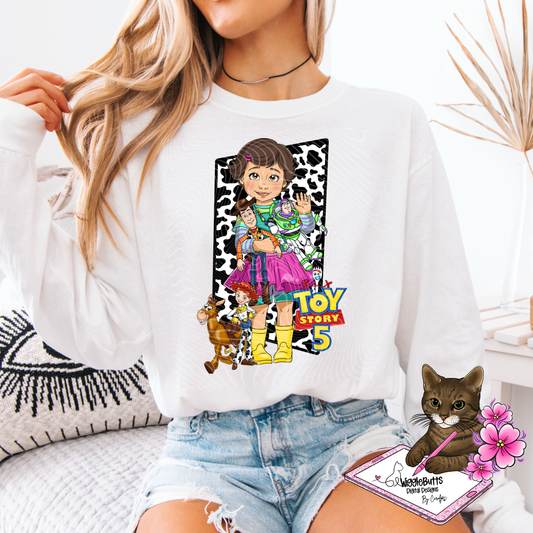 Toys Number 5 PNG Design