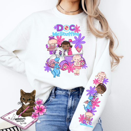 Little Animal Doctor PNG Design and Matching PNG Sleeve Design