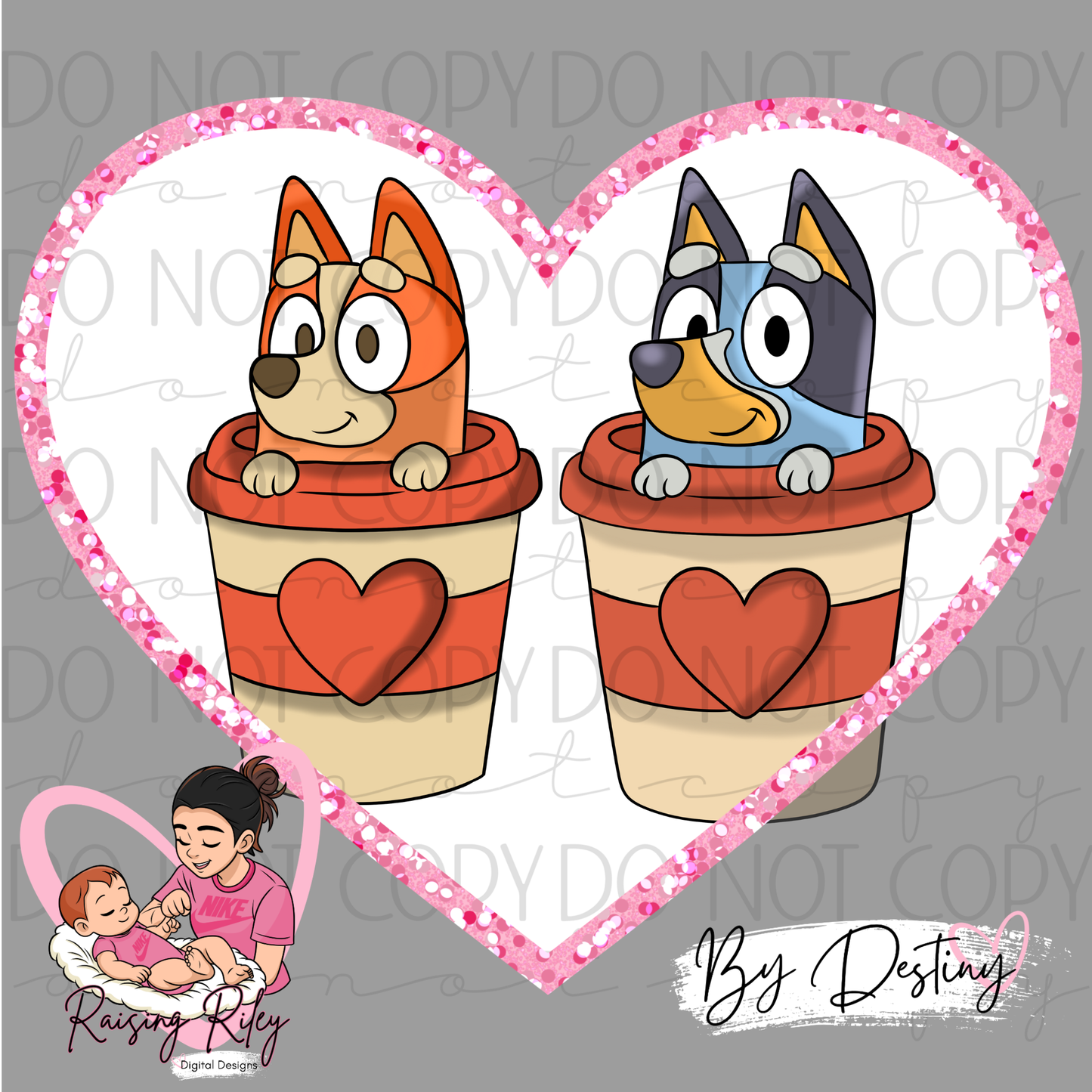 Blue Dog Puppies Valentine's Day Collab with RRDD