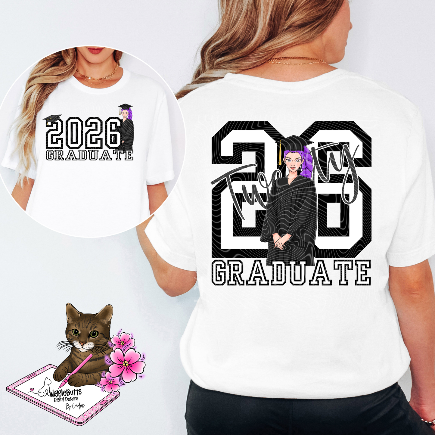 Anime Soda Boys Hunter Girls Graduate Graduation PNG Solo Design Bundle