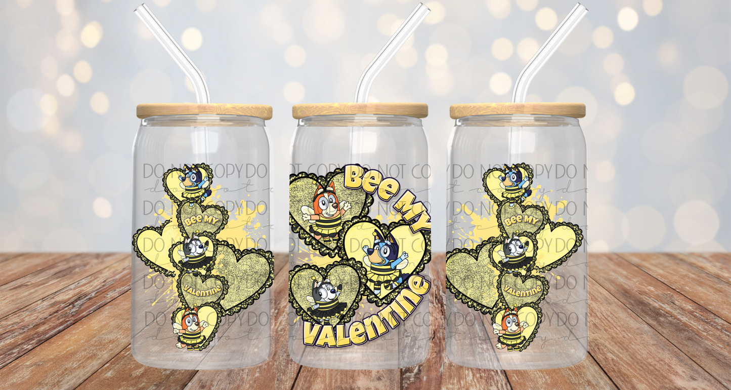 Blue Dog Puppies Valentine's Day Design Collab with KCDC and BeeUTifullYou