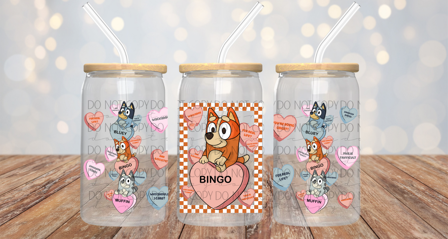 Blue Dog Puppies Valentine's Day Design Collab with KCDC and BeeUTifullYou