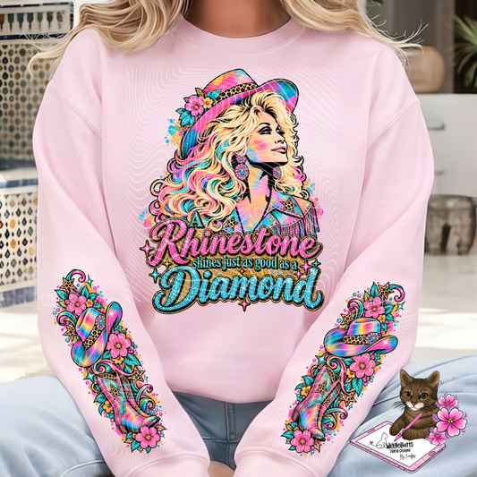 Country Music Singer PNG Design and Matching PNG Sleeve Design