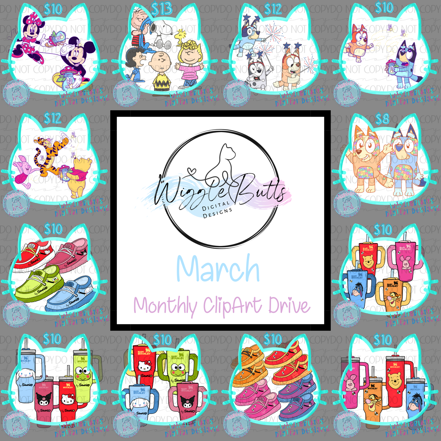 March 2025 Regular ClipArt Drive