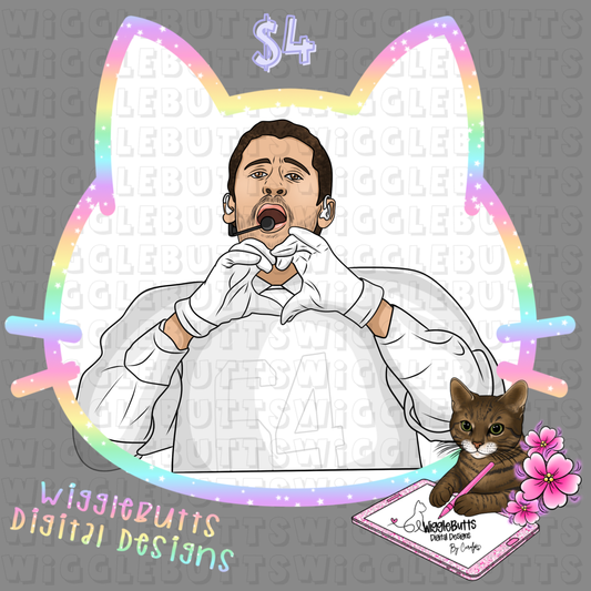 Celebrity Singer ClipArt Piece