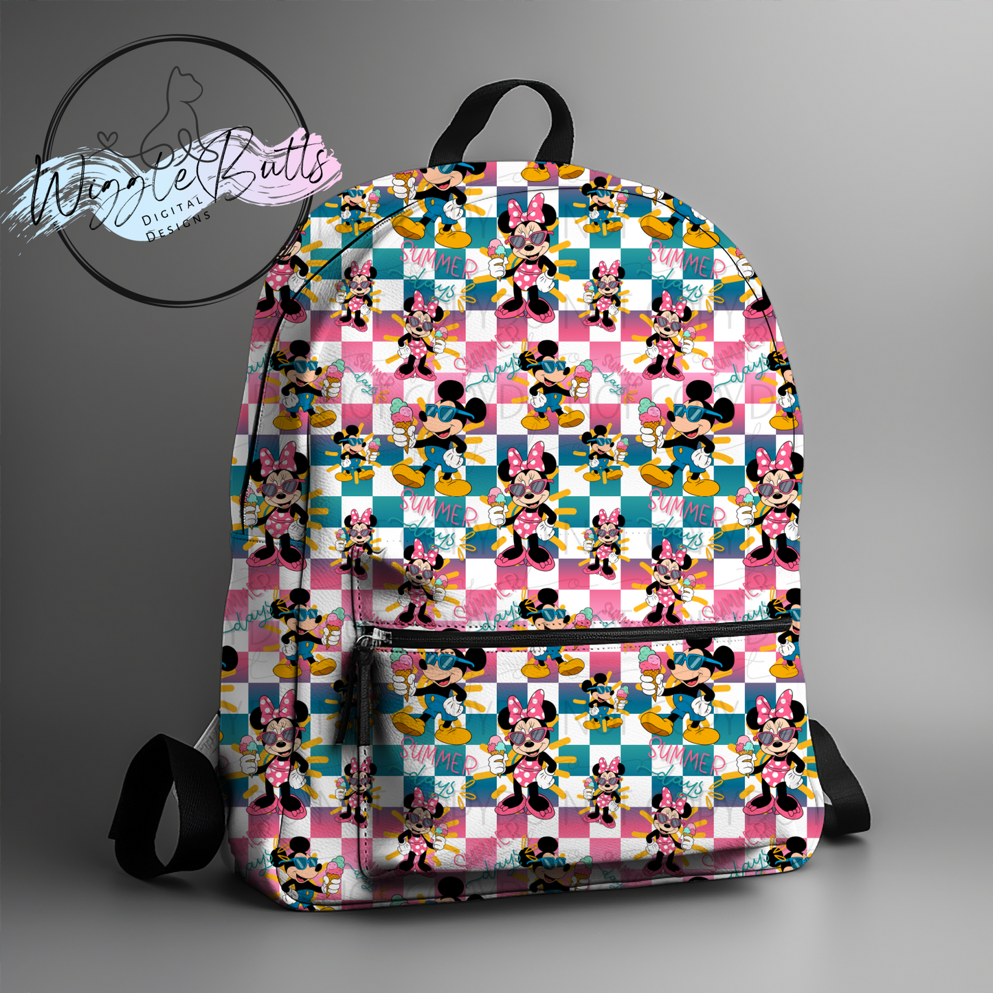 Mouse Friends Summertime Seamless