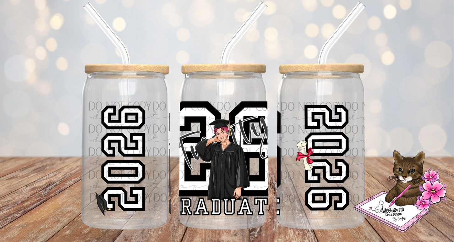 Anime Soda Boys Hunter Girls Graduate Graduation PNG Solo Design Bundle