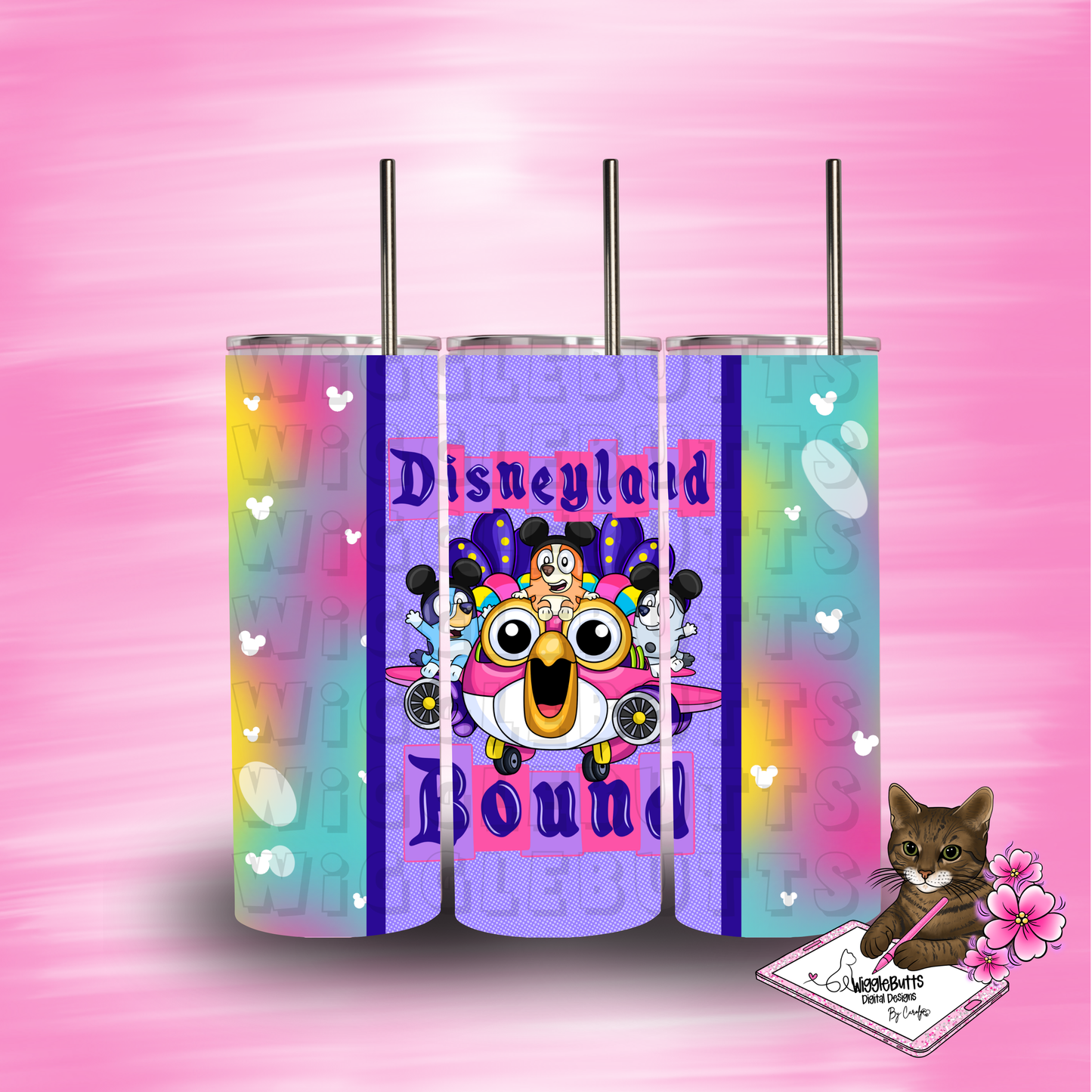 Blue Dog Puppies Goes to Castle Solo Design Bundle