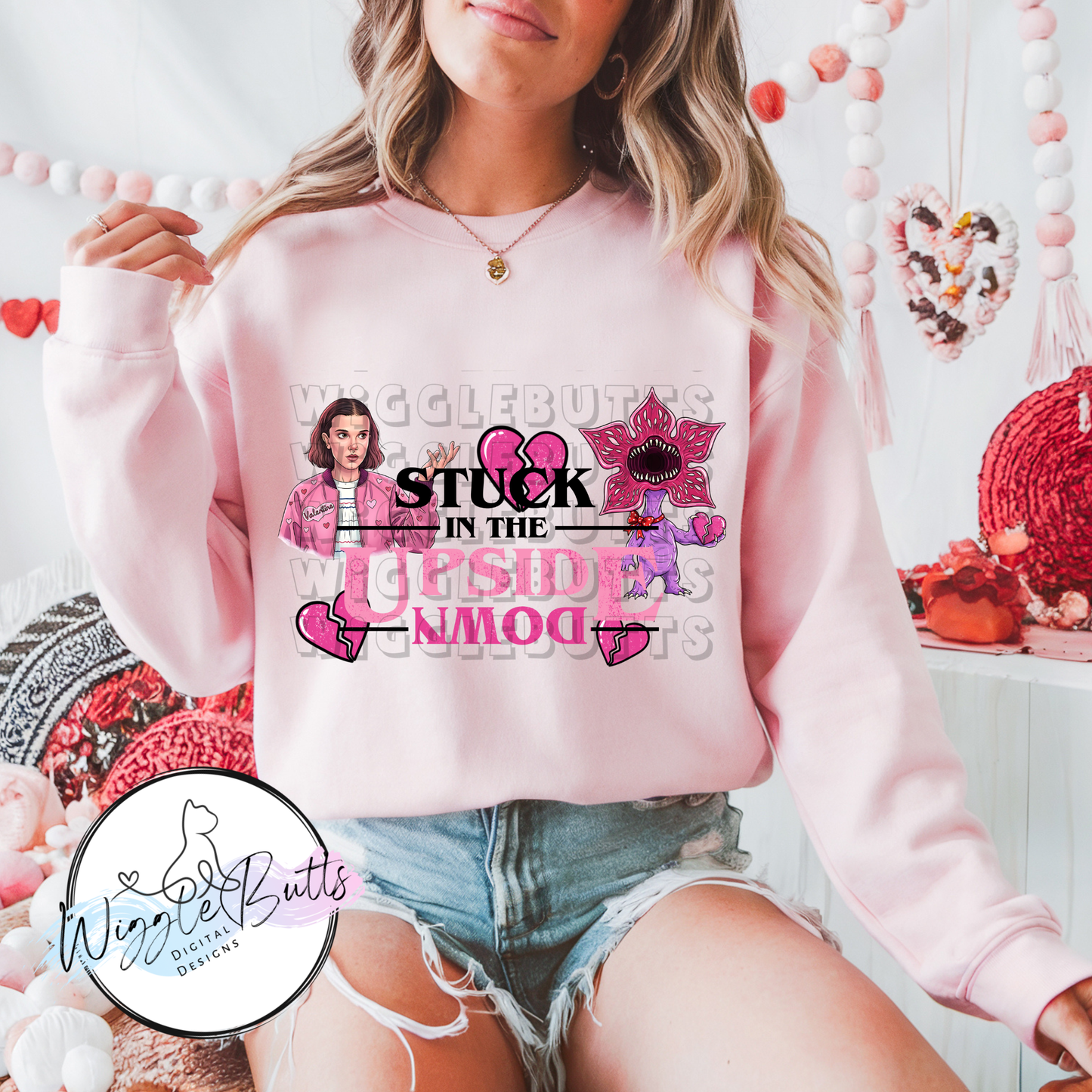 ST Strange Valentine's Day PNG Design