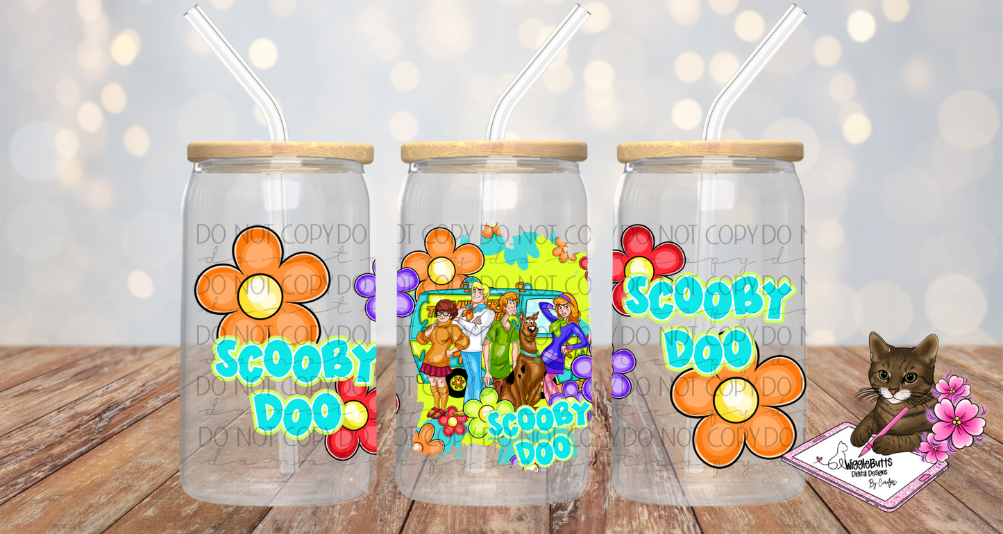 Old School Retro Groovy Ghost Hunter Dog Solo Design Bundle