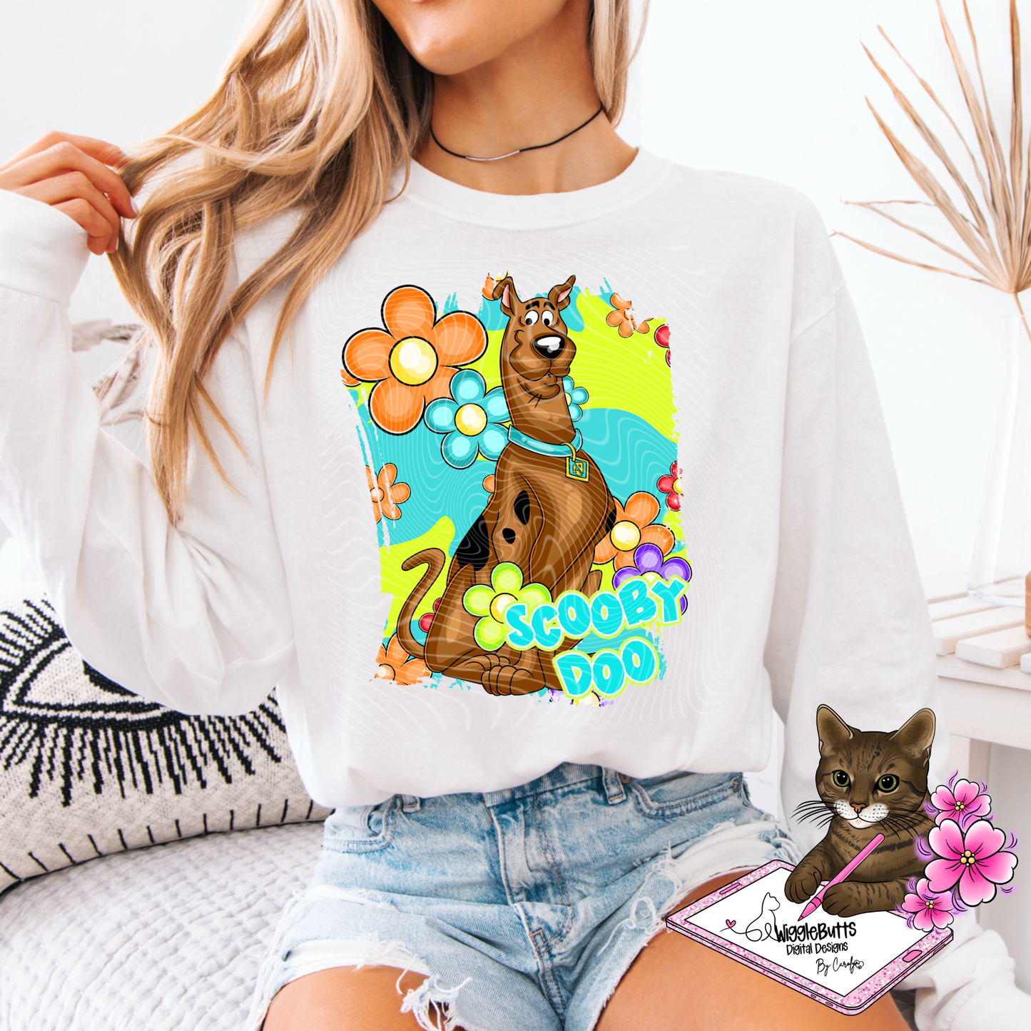 Old School Retro Groovy Ghost Hunter Dog Solo Design Bundle