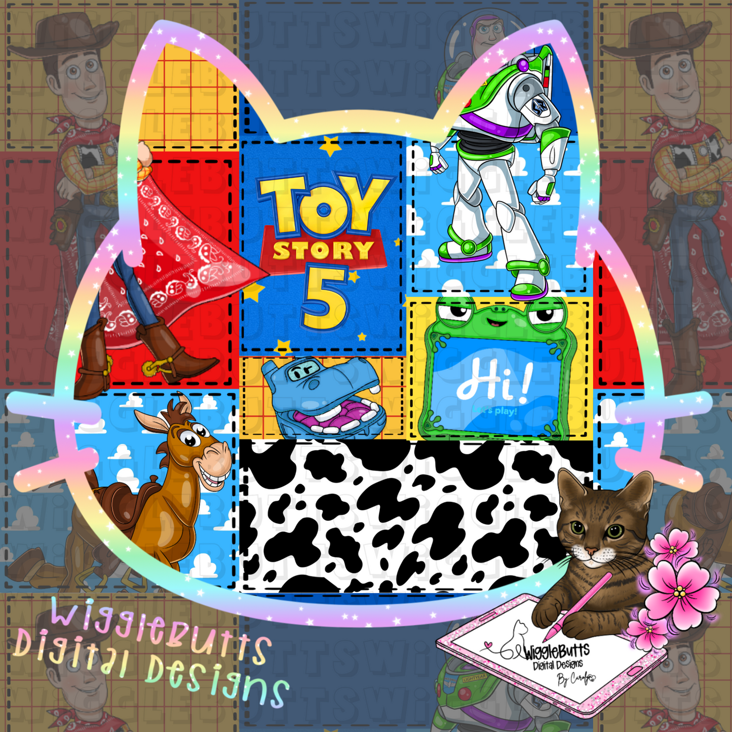Toys Number 5 Solo PNG Design Bundle