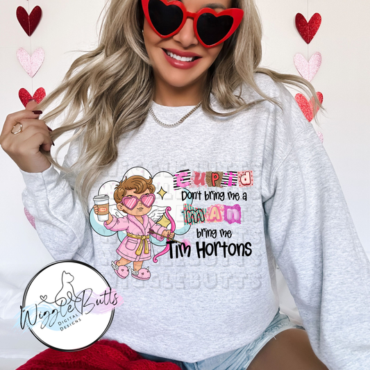 Coffee Lovers TH Cupid Valentine's day PNG Design