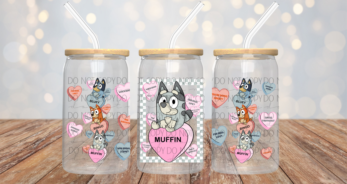 Blue Dog Puppies Valentine's Day Design Collab with KCDC and BeeUTifullYou