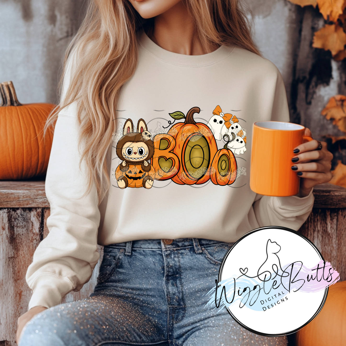 Little Monsters Halloween Boo PNG Design