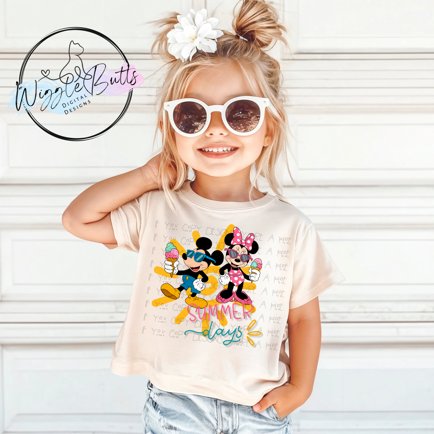 Mouse and Friends Summertime Vibes PNG Design