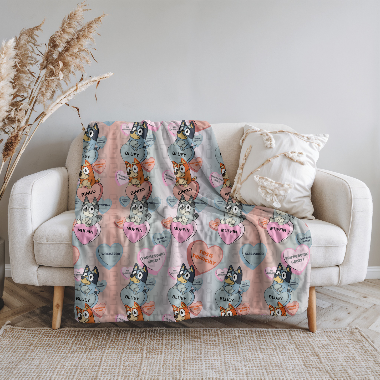 Blue Dog Puppies Valentine's Day Design Collab with KCDC and BeeUTifullYou