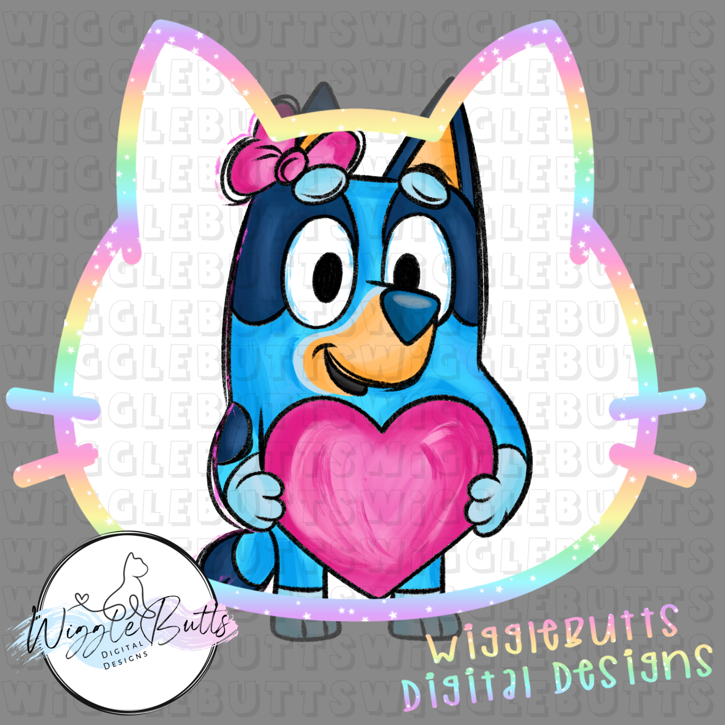 Blue Dog Puppies Valentine's Day Collab with RRDD