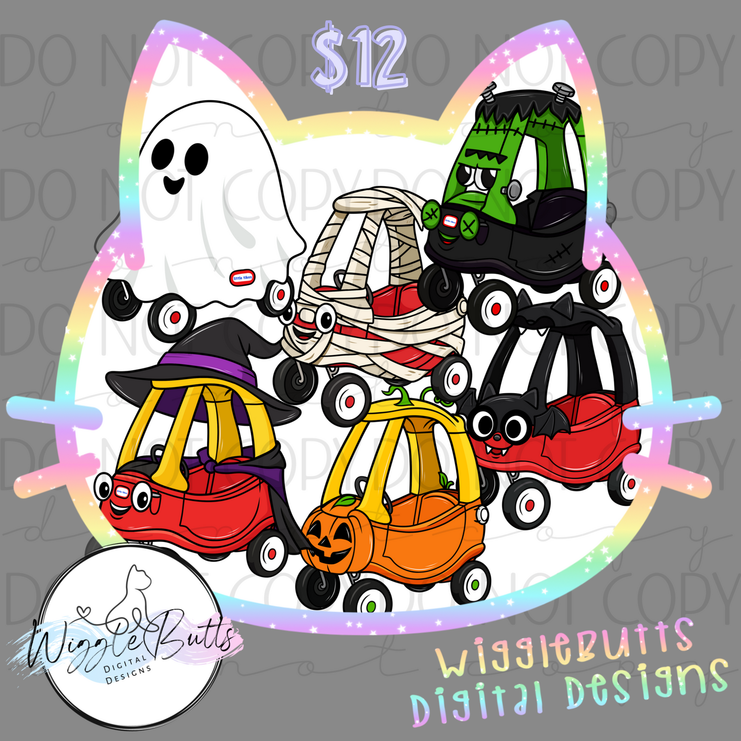 Cozy Coupe Halloween ClipArt Bundle