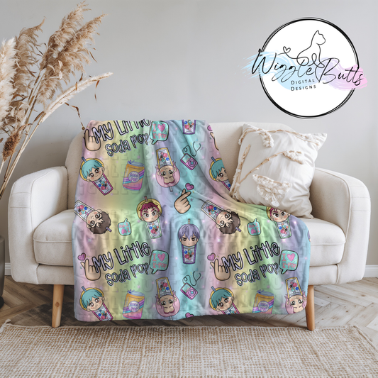 Anime Soda Pop Boys Colorful Rainbow Seamless File