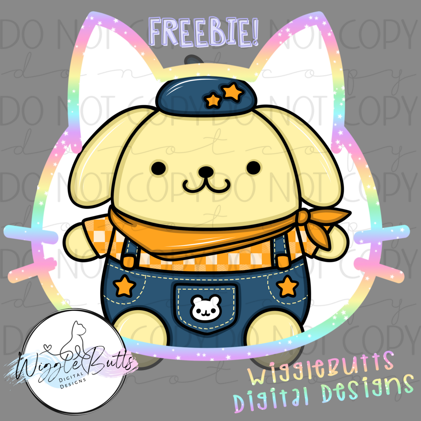 Kitty and Friends Fall ClipArt Piece