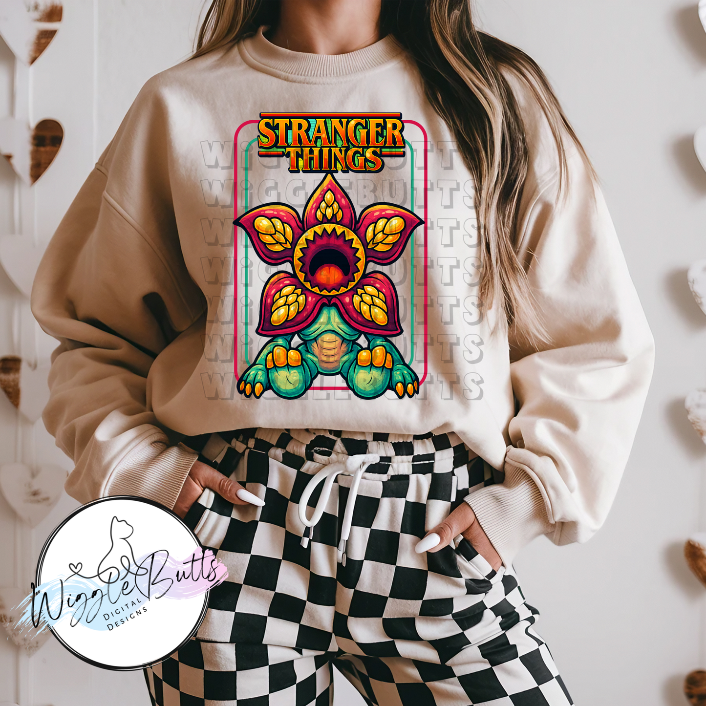 ST Strange Monster PNG Design