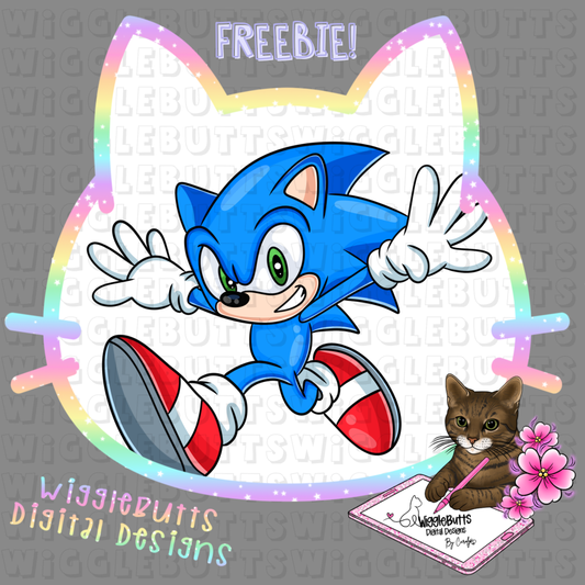 Blue Video Game Gamer Guy ClipArt Piece