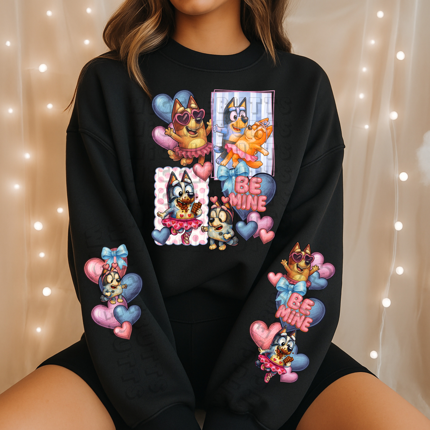 Blue Dog Puppies Valentine's Day Design Collab with KCDC and BeeUTifullYou