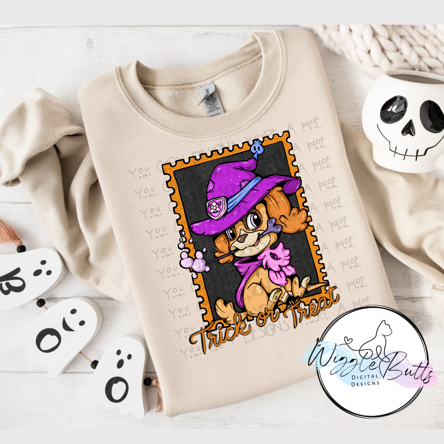 Dog Paws Halloween PNG Design