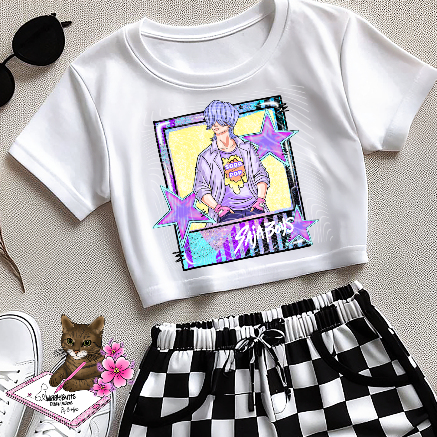 Anime Hunter Girls Soda Boys Polaroid Solo Design Bundle