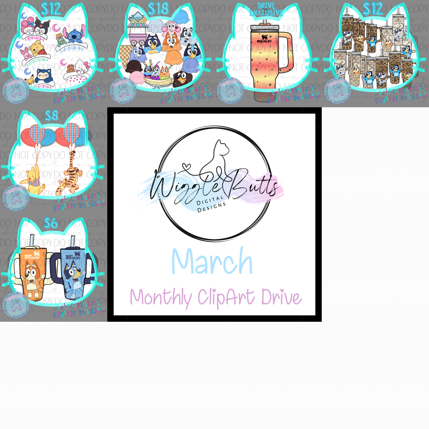March 2025 Regular ClipArt Drive