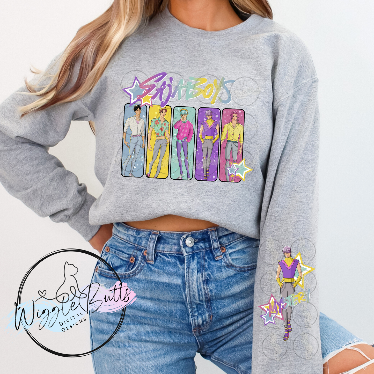 Anime Soda Boys PNG Design Bundle2