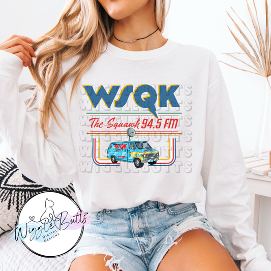 ST Strange Radio Station PNG Design