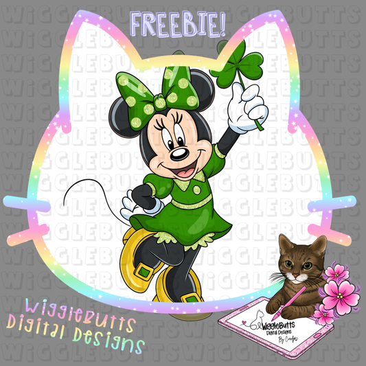 Mouse and Friends St Saint Patrick's Day ClipArt Piece