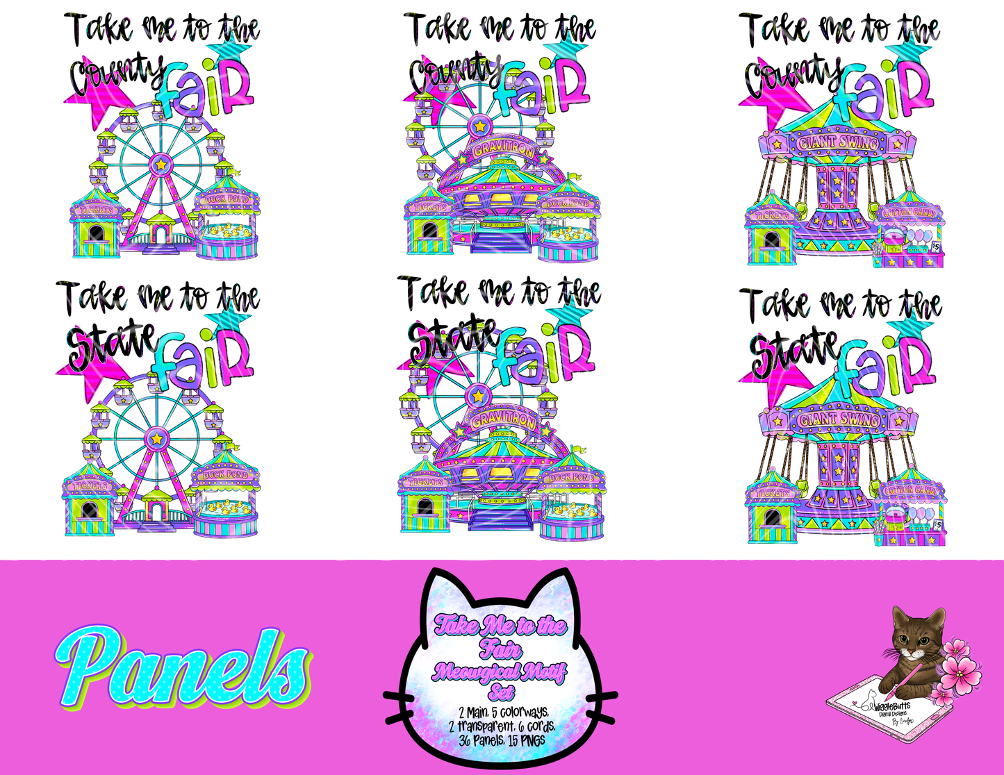 Take Me to the Fair Meowgical Motif Set