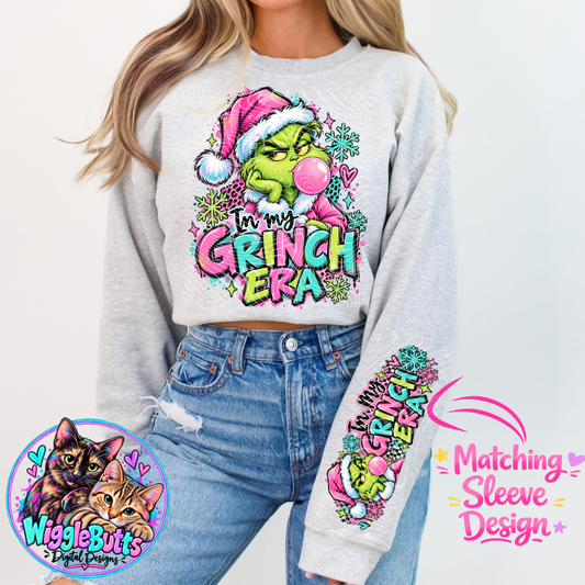 In My Green Guy Era Christmas PNG and Matching PNG Sleeve Design