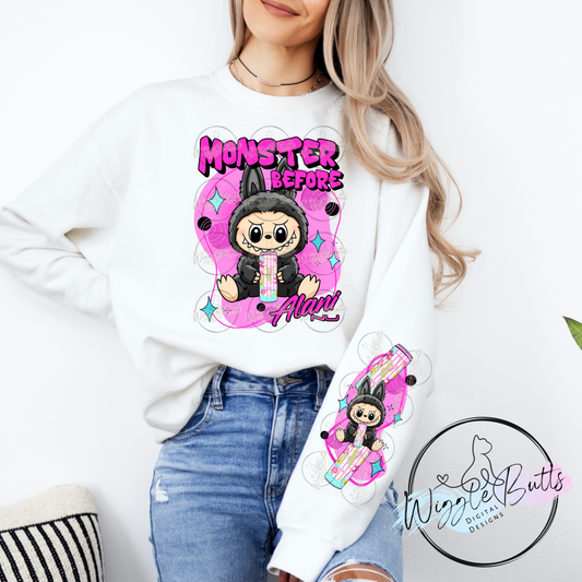 Little Monsters Drinks PNG Design Solo Bundle